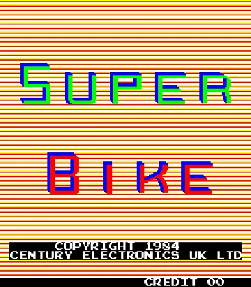 Super Bike (DK conversion) screen shot title